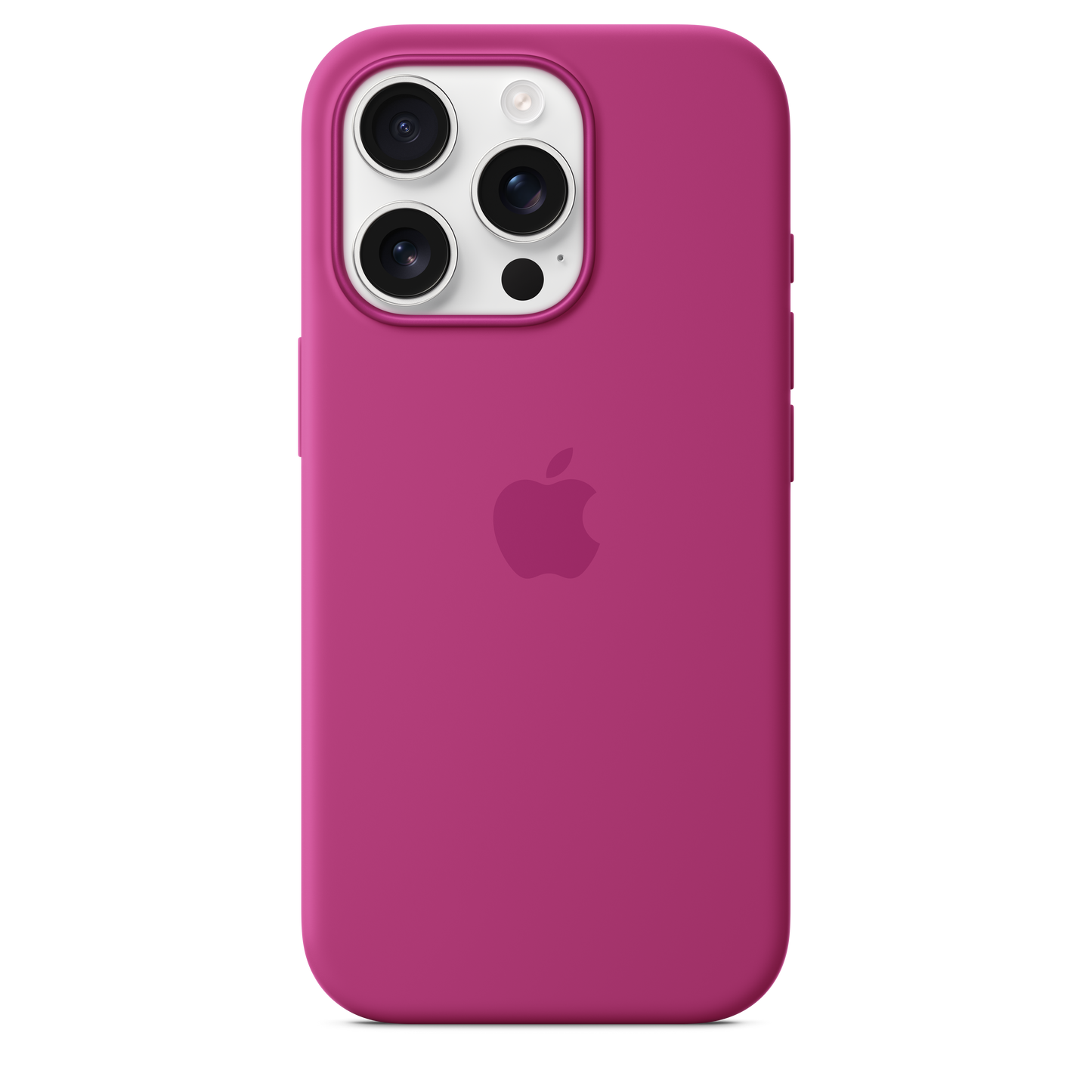 iPhone 16 Pro Silicone Case with MagSafe - Fuchsia