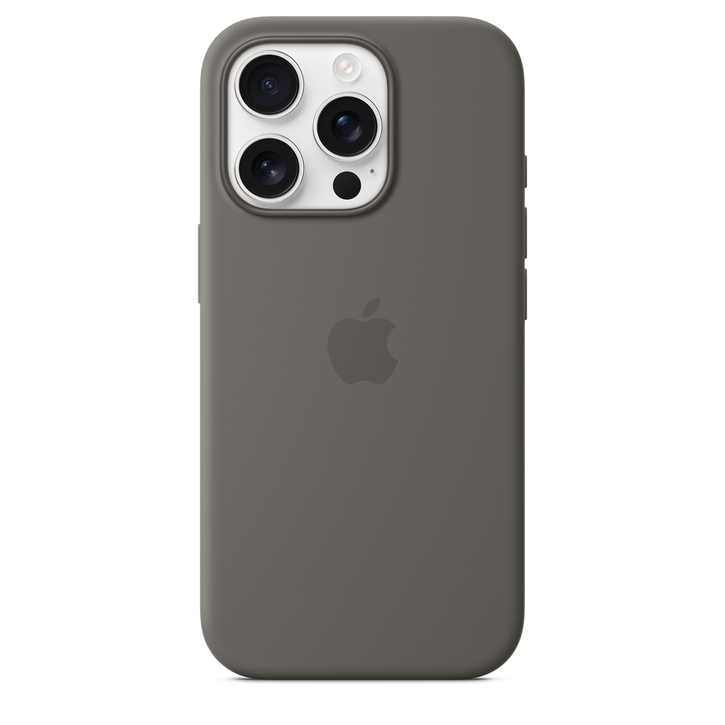 iPhone 16 Pro Silicone Case with MagSafe - Stone Gray