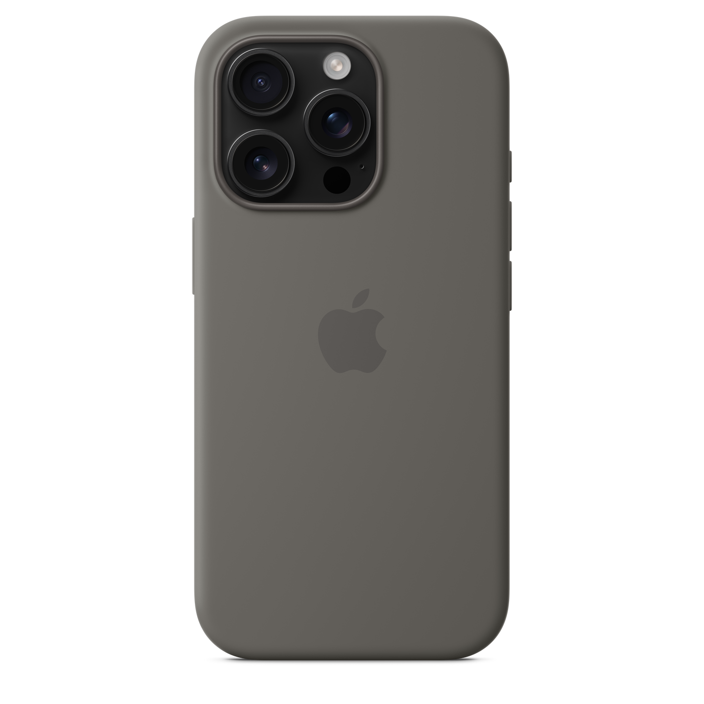 iPhone 16 Pro Silicone Case with MagSafe - Stone Gray