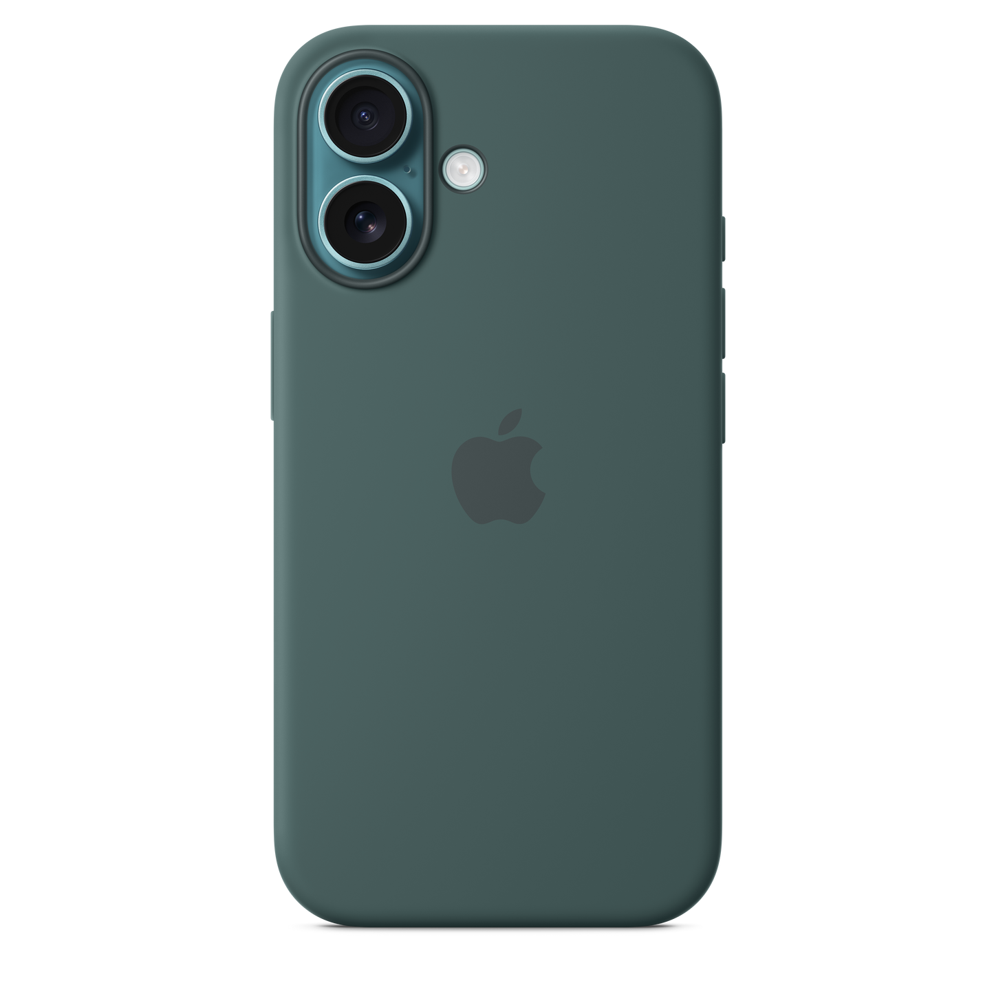 iPhone 16 Silicone Case with MagSafe - Lake Green