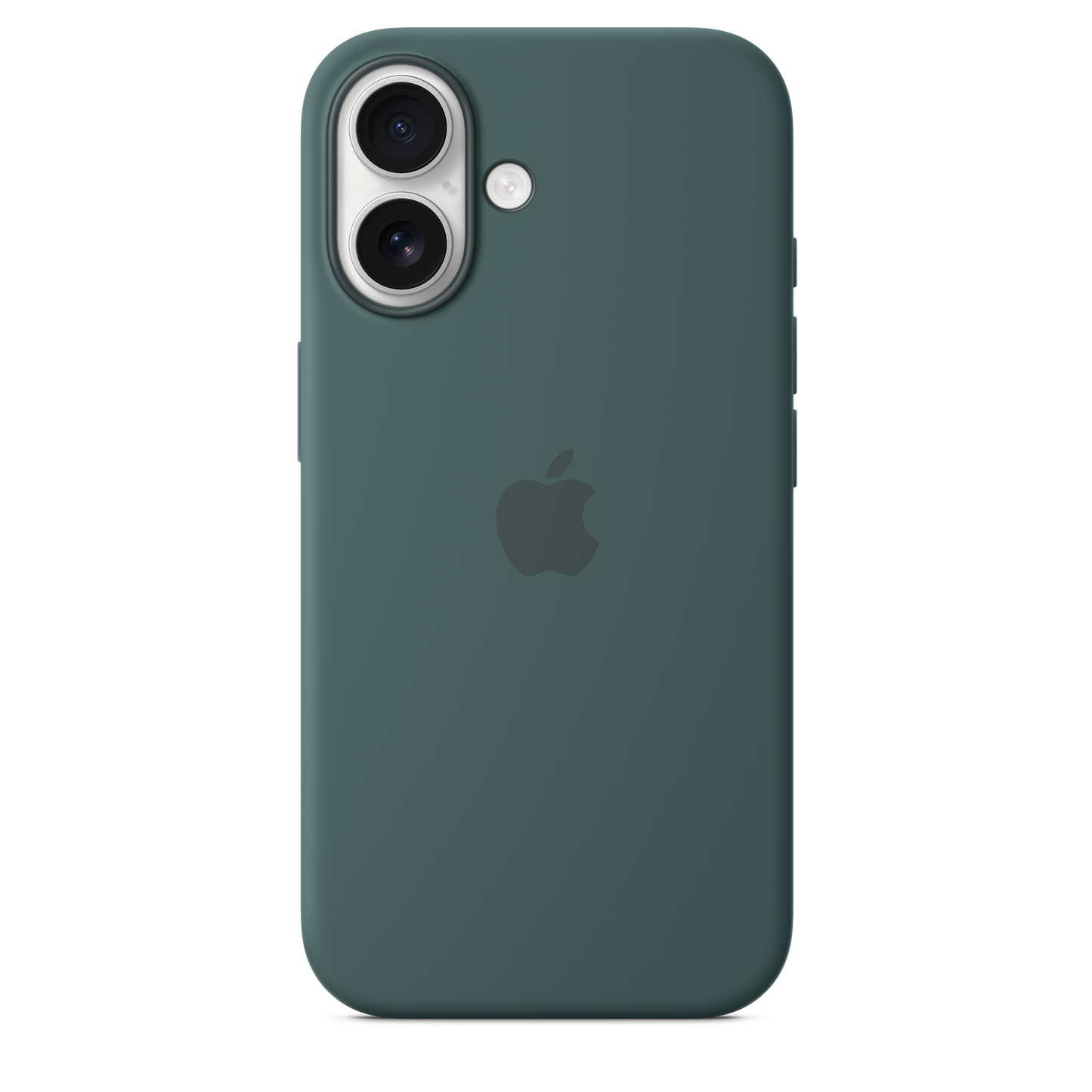 iPhone 16 Silicone Case with MagSafe - Lake Green